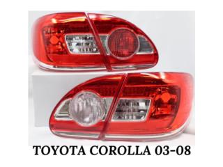 Puerto Rico - Accesorios de Autos, Botes, MotorasFOCOS TRASEROS TOYOTA COROLLA 03-08 Puerto Rico