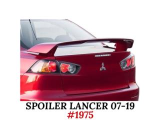 SPOILER BAUL MITSUBISHI LANCER 07-19 PLASTICO Puerto Rico MIKE'S H.I.D.