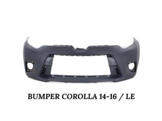 Puerto Rico - Accesorios de Autos, Botes, MotorasBUMPER DELANTERO TOYOTA COROLLA 14-16 /  Puerto Rico