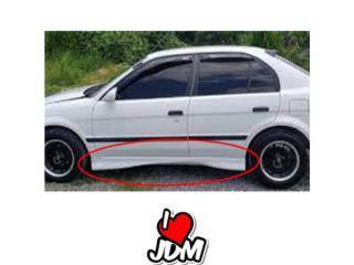 TOYOTA TERCEL 95 99 ESTRIBOS SIDE SKIRTS Puerto Rico JDM AUTOLUMINATE 