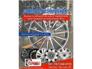 VARIEDAD DE AROS Y TAPABOCINAS PARA AUTOS  Puerto Rico JAN WHEELS