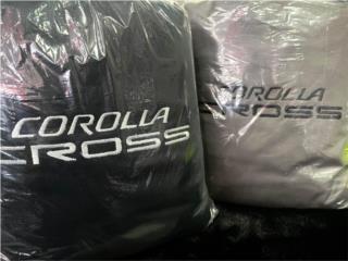 Covers de asiento Corolla Cross negro/ gris Puerto Rico JRT Auto Interiors