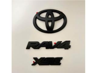 VARIEDAD EN LETRAS RAV4, LOGO TOYOTA  Puerto Rico JRT Auto Interiors