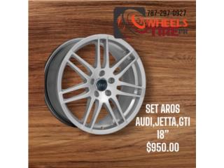 SET AROS AUDI ,JETTA,GTI  18  Puerto Rico JAN WHEELS