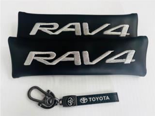 PAD DE CINTURON RAV4 + LLAVERO CON MARCA Puerto Rico JRT Auto Interiors