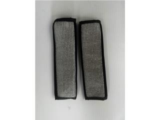 PAD PARA CINTURON CON BRILLO PLATEADO Puerto Rico JRT Auto Interiors