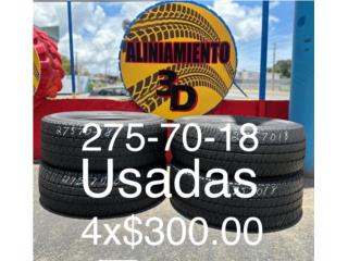 275/70/18 Set de 4  $300 Puerto Rico GOMERA LA BENDICION