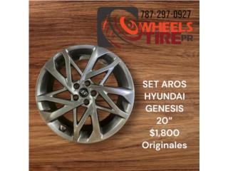 SET AROS HYUNDAI GNESIS ORIGINALES 20  Puerto Rico JAN WHEELS