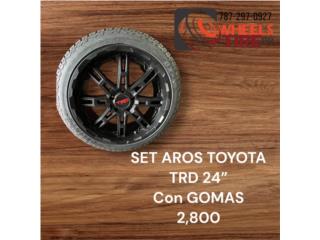 AROS TOYOTA TUNDRA TRD CON GOMAS 24 Puerto Rico JAN WHEELS