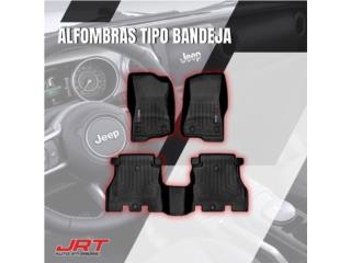 Alfombras tipo bandeja a la medida JEEP Puerto Rico JRT Auto Interiors