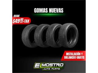 Gomas Nuevas 175/70R13 Puerto Rico EL MOSTRO AUTO PARTS