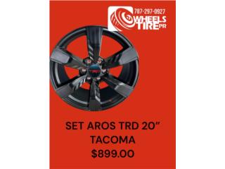 SET AROS TRD 20 SOLOS GLOSS BLACK NEW  Puerto Rico JAN WHEELS