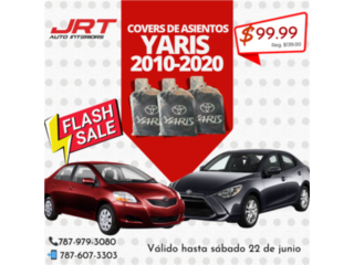 Oferta en Covers de Yaris  Puerto Rico JRT Auto Interiors