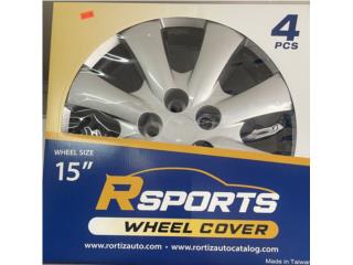 TAPABOCINAS 5 ROTOS 15 $39.95 + IVU EL SET  Puerto Rico S.R. Battery & Tire LLC