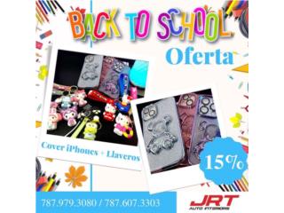 Covers para iPhone 13,14,15,16 y Llavero (N) Puerto Rico JRT Auto Interiors