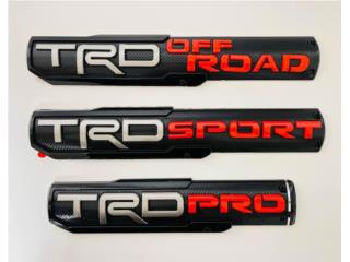 LETRAS TRD, SPORT Y OFF ROAD (N) Puerto Rico JRT Auto Interiors