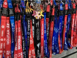 Variedad de lanyards con marcas de vehículos (N)