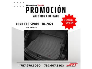 Alfombra de bal tipo bandeja Ford Eco Sport  Puerto Rico JRT Auto Interiors