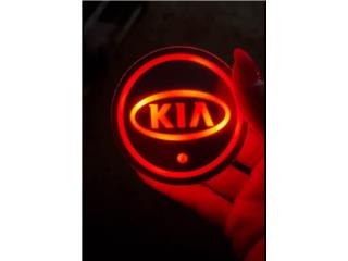 LED CAR COASTER (VARIAS MARCAS DISPONIBLES) Puerto Rico JRT Auto Interiors