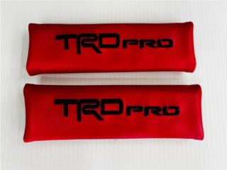 PAD DE CINTURN ROJO BORDADO NEGRO TRD PRO Puerto Rico JRT Auto Interiors