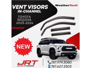 Ven visors in channel Weathertech Puerto Rico JRT Auto Interiors