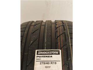 Bridgestone Potenza S001 275/40R19  Puerto Rico CENTRO GOMAS SAVARONA