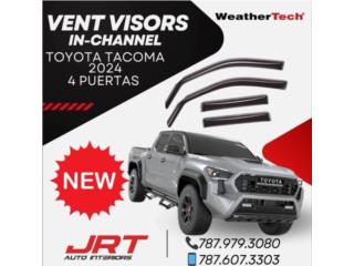 Ventvisors para Tacoma 2024 in-channel Weathe Puerto Rico JRT Auto Interiors