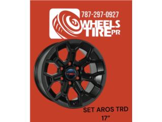 SET AROS TRD 17� SOLOS NEW SATIN MATTE  Puerto Rico JAN WHEELS