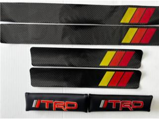 ACCESORIOS TRD SILL PROTECTOR Y PAD CINTURON Puerto Rico JRT Auto Interiors