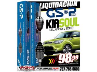 EJES PARA KIA SOUL (2012-2013) Puerto Rico AGM AUTO PARTS & DISTRIBUTORS