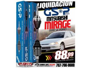 EJES PARA MITSUBISHI MIRAGE (1997-2002) Puerto Rico AGM AUTO PARTS & DISTRIBUTORS