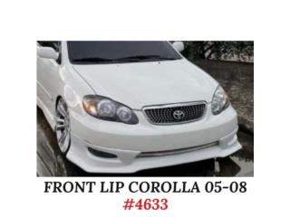 Puerto Rico - Accesorios de Autos, Botes, MotorasFRONT LIP TOYOTA COROLLA 05-08 Puerto Rico