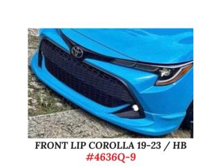 Puerto Rico - Accesorios de Autos, Botes, MotorasFRONT LIP TOYOTA COROLLA 20-23 / HB Puerto Rico