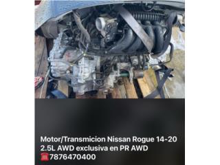 Transmisin Nissan Rogue 14-20 AWD 2.5L, Puerto Rico