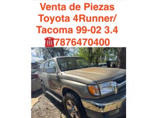 Puertas Traseras Toyota 4Runner 99-02, Puerto Rico