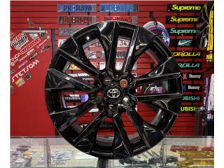 RAV-4 2024 19x7.5 5-114 NEGRO GLOSS Puerto Rico JJ Wheels and Tires