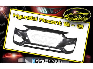 BUMPER Hyundai ACCENT 2018 - 2023 Puerto Rico CARZ BODY PARTS & MUNDO PIEZAS Auto Parts