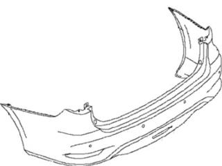 Rear Bumper Fascia Kit QX60 Puerto Rico AMBAR INFINITI
