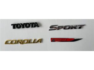 EMBLEMAS Y COVER DE EMBLEMA TOYOTA Puerto Rico JRT Auto Interiors