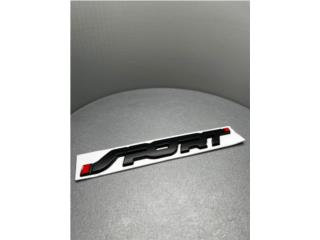 Emblema SPORT negro, Puerto Rico