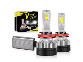 LEDS HEADLIGHTS V 10X Puerto Rico MIKE'S H.I.D.