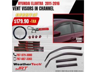 GRAN OFERTA VENT VISORS POR DENTRO ELANTRA  Puerto Rico JRT Auto Interiors