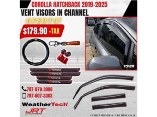 COROLLA HATCHBACK 2019-25 Y M�S ACCESORIOS Puerto Rico JRT Auto Interiors
