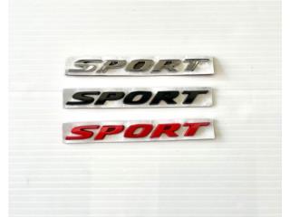 EMBLEMA SPORT VARIEDAD DE COLORES Puerto Rico JRT Auto Interiors
