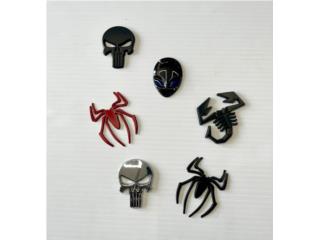 EMBLEMAS DE CALAVERAS/ ARA�AS/ ALIENS/ ESCORP Puerto Rico JRT Auto Interiors