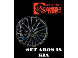 SET AROS 18 SOLOS NEW RAV4, KIA, ELANTRA  Puerto Rico JAN WHEELS