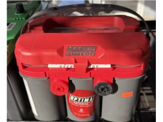 BATERIAS NUEVAS GEL  OPTIMA a $295.00 + IVU  Puerto Rico S.R. Battery & Tire LLC