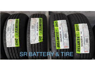 GOMAS NUEVAS P165/65R14 DELINTE DH2   Puerto Rico S.R. Battery & Tire LLC