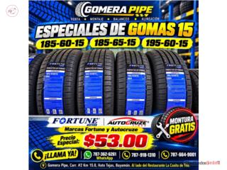 Gomas Nuevas 195-60-15  Puerto Rico GOMERA PIPE.COM