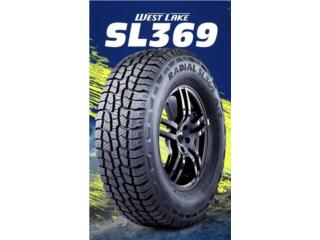 GOMAS NUEVAS 265/70/R16  LETRAS BLANCAS AT  Puerto Rico S.R. Battery & Tire LLC
